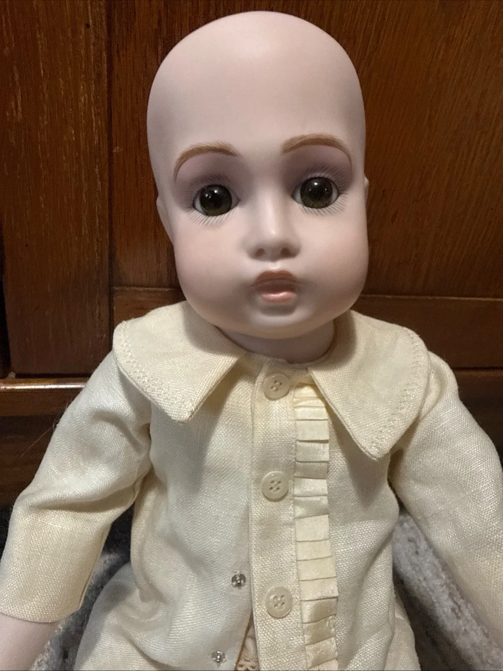 Vernon Seeley 1970’s bisque porcelain reproduced antique doll mold boy doll